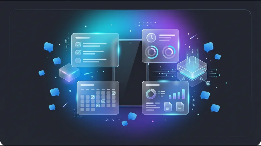 Интерфейс MSB Activity: задачи, рабочее время, сервер и Android-приложение